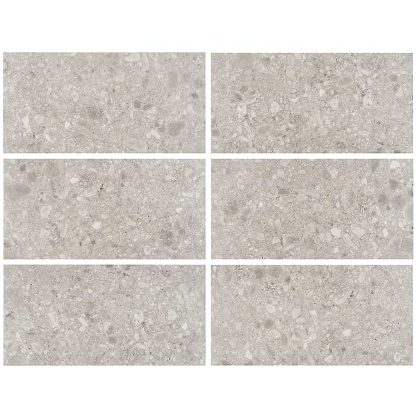 Rizo LVT Gray 12x24 Glue Down Luxury Vinyl Tile 12 mil 