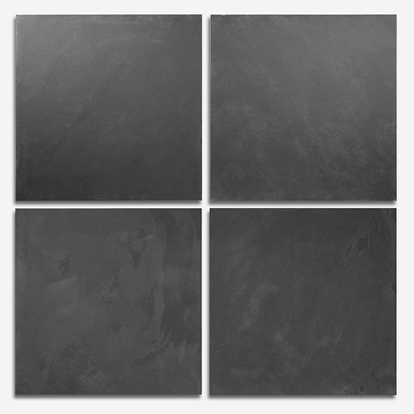 Brazilian Black 24x24 Natural Cleft Slate Tile