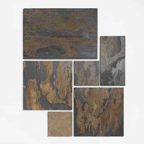 California Gold French Pattern Natural Cleft Slate Tile