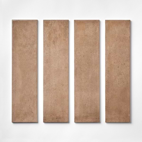 Aquarella Sand Brown 4x16 Glossy Ceramic Tile