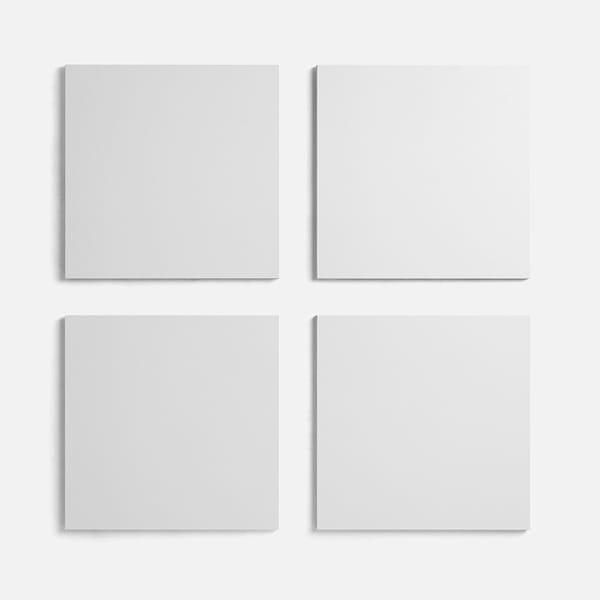 Modari White 12x12 Matte Porcelain Tile
