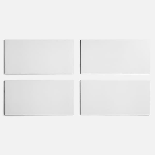 Modari White 12x24 Matte Porcelain Tile