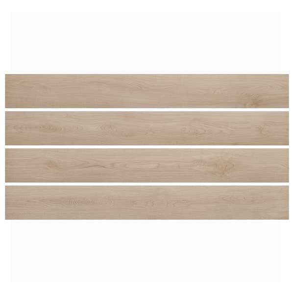 Oaktree Elegant Ash Beige 7x60 XL Wood Look Matte Porcelain Tile