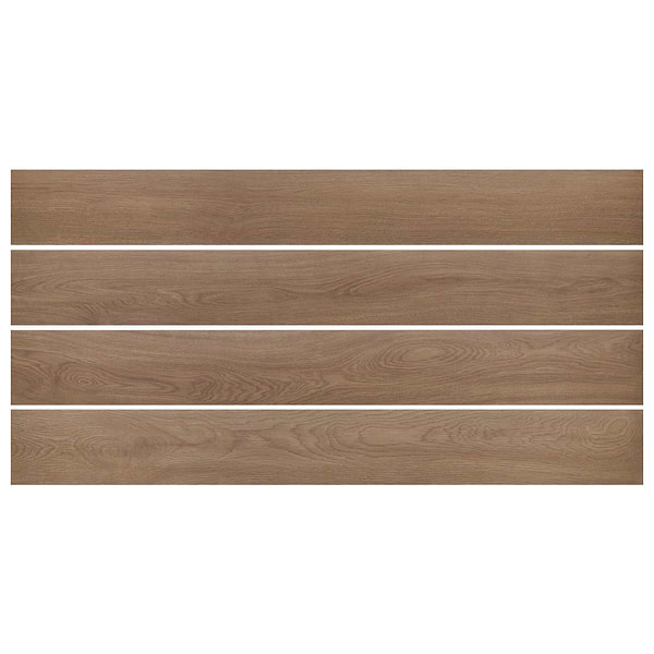 Oaktree Elegant Dark Brown 7x60 XL Wood Look Matte Porcelain Tile