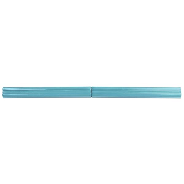 Seaport Aquamarine 1x10 Polished Ceramic Pencil Liner