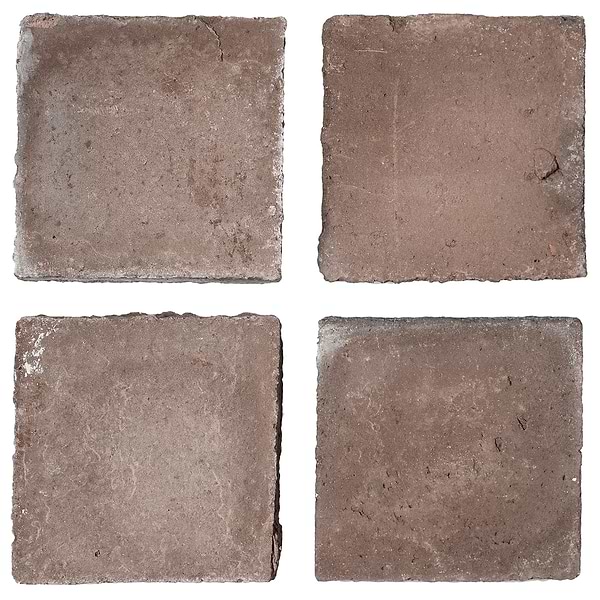 Terra Villa Gray 4x4 Matte Presealed Genuine Terracotta Tile