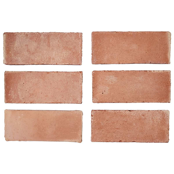 Terra Villa Red 2x6 Matte Presealed Genuine Terracotta Tile