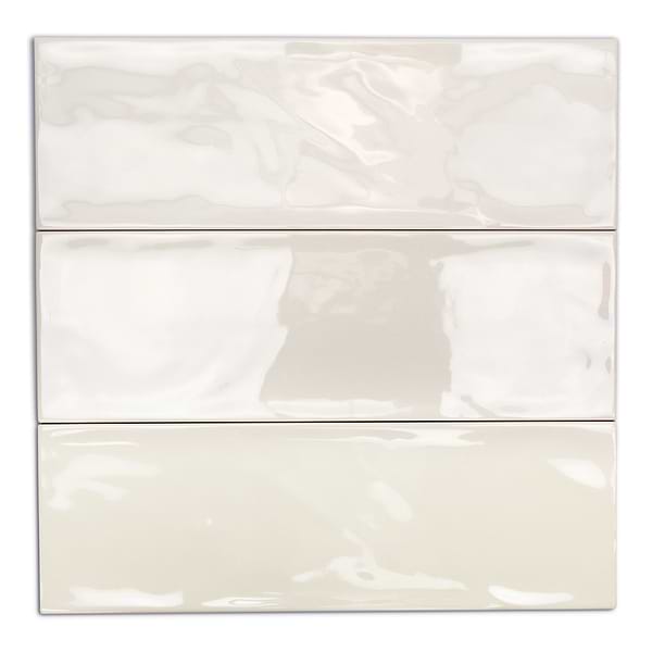 Santa Monica Ivory Beige 4X12 Polished Ceramic Subway Tile in Ivory, View 14, open zoomed image