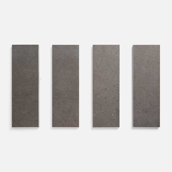 Piccoli Petite Antracite Gray 4x12 Terrazzo Look Matte Porcelain Tile