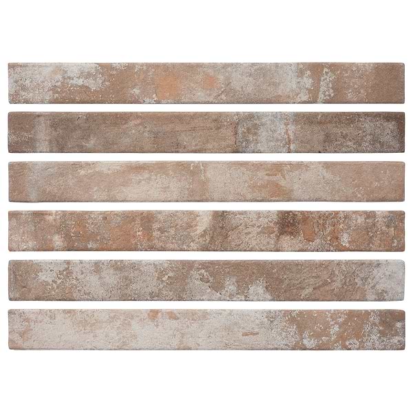 English Brick Sand Terracotta 2x18 Matte Porcelain Tile