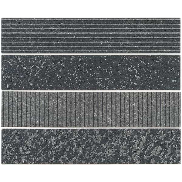 Texstone Deco Antracita Dark Gray 4x19 Textured Matte Porcelain Subway Tile