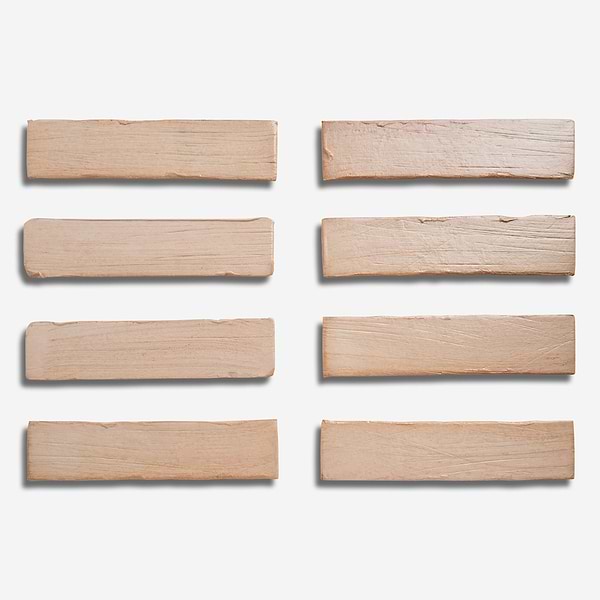 Impress Clay Terracotta 2x10 Handmade Matte Terracotta Tile