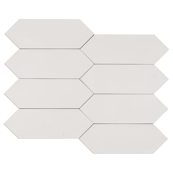 Aliante White 4x12 Porcelain Tile 