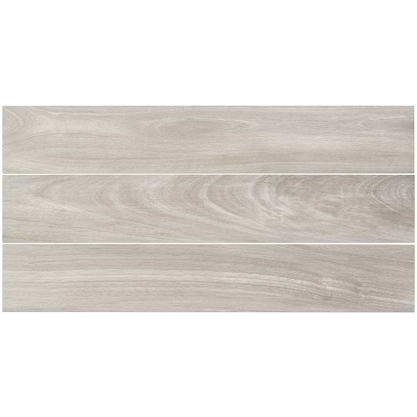Silkwood Gray 8x48 Matte Porcelain Wood Look Tile