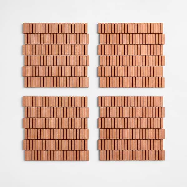 Terra Cortona .5x2 Mini Brick Matte Terracotta Mosaic Tile