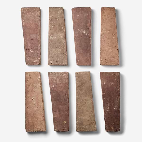 Opera Terracotta by Paula Purroy Canyon 6x18 Trapezoid Matte Terracotta Tile
