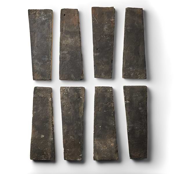 Opera Terracotta by Paula Purroy Volcano 6x18 Trapezoid Matte Terracotta Tile