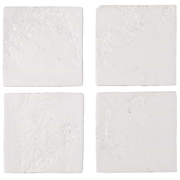 Navari White 5x5 Textured Glossy Ceramic Tile