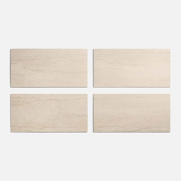 Treveso Beige 12x24 Limestone Look Matte Porcelain Tile