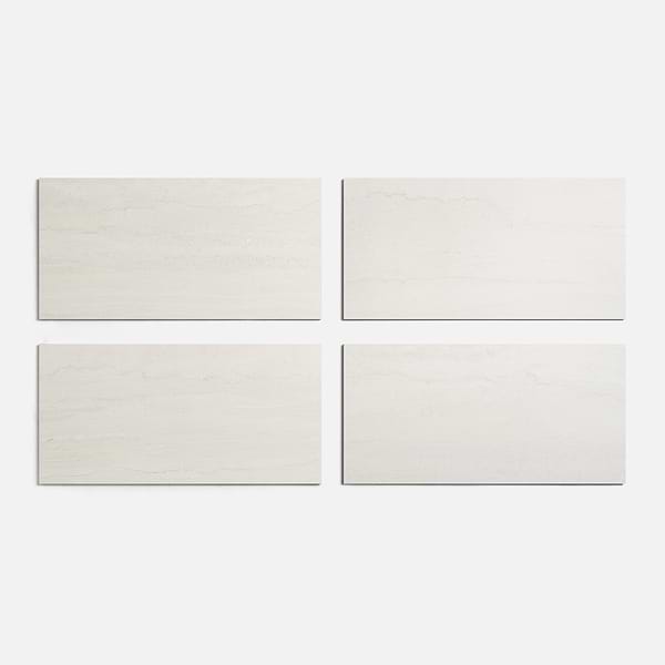 Treveso White 12x24 Limestone Look Matte Porcelain Tile
