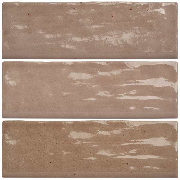 Portmore Taupe 3x8 Glazed Ceramic Bullnose