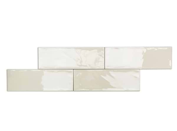 Santa Monica Ivory Beige 4X12 Polished Ceramic Subway Tile in Ivory, View 13, open zoomed image