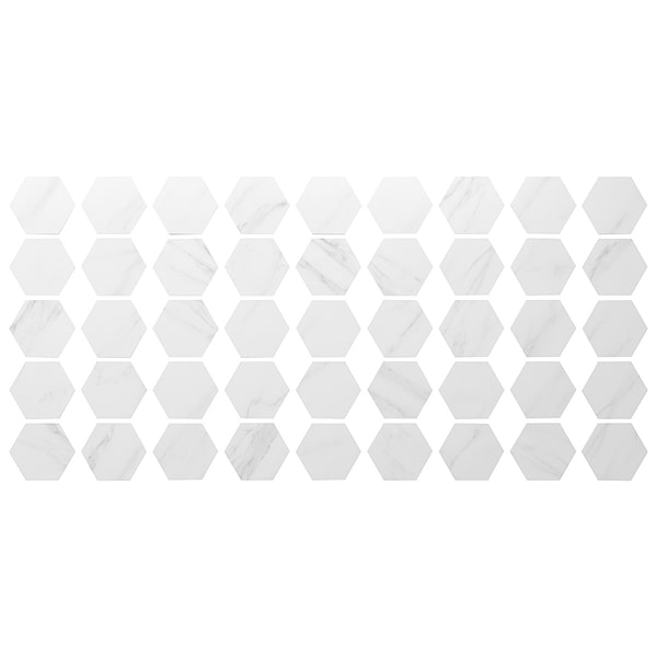 Amalfi Statuario 6” Hexagon Matte Porcelain Tile