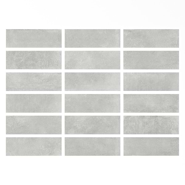 Stoneside Pearl Gray 12x36 Matte Ceramic Tile