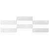 Stacy Garcia ArtBlock Bianco White 4x16 Fluted Glossy Porcelain Tile
