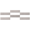Stacy Garcia ArtBlock Grigio Gray 4x16 Fluted Glossy Porcelain Tile