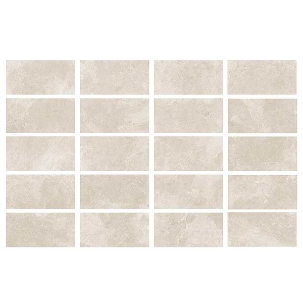 Marmo Perfetto Crema Beige 24x48 Semi Polished Porcelain Tile