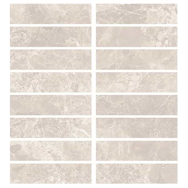 Marmo Perfetto Crema Beige 4x16 Semi-Polished Porcelain Tile
