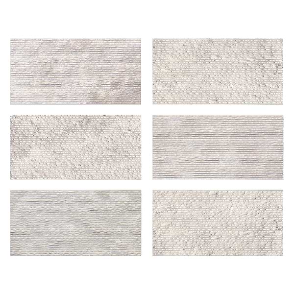 Rakestone Carved Split Wooden Beige 12x24 Textured Honed Limestone Stone Tile