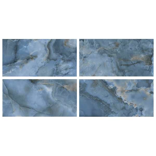 Jewel Onyx Blue 24x48 Polished Porcelain Tile