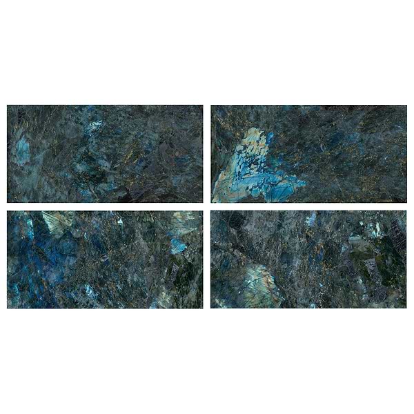Jewel Onyx Labradorite Blue 24x48 Polished Porcelain Tile