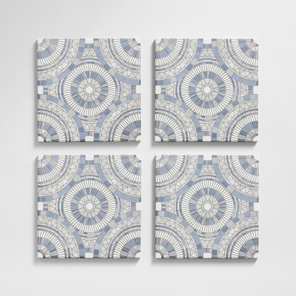 Basilico Azul Blue 8x8 Matte Porcelain Tile