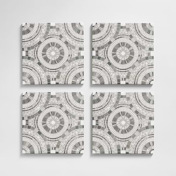 Basilico Grigio Gray 8x8 Matte Porcelain Tile