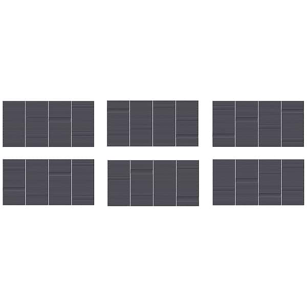 Division Antracite Black 8x16 Fluted 3D Matte Ceramic Wall Tile