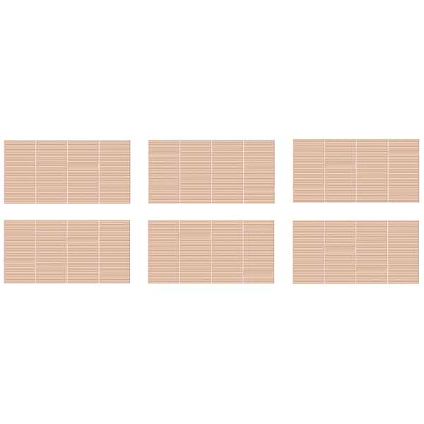 Division Clay Beige 8x16 Fluted 3D Matte Ceramic Wall Tile