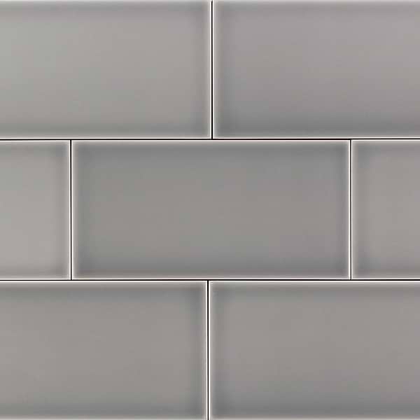 Vector Gris 4x8 Polished Ceramic Tile