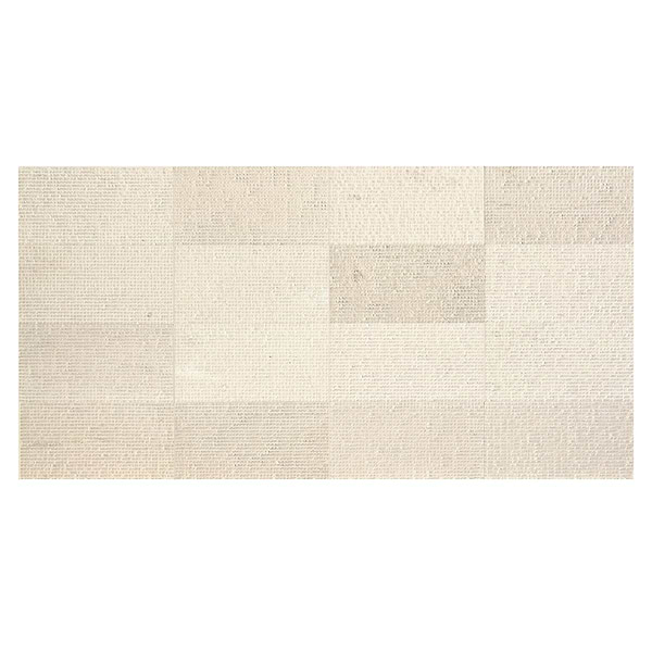 Rakestone Carved Cube Porto Beige 12x24 3D Honed Limestone Stone Tile