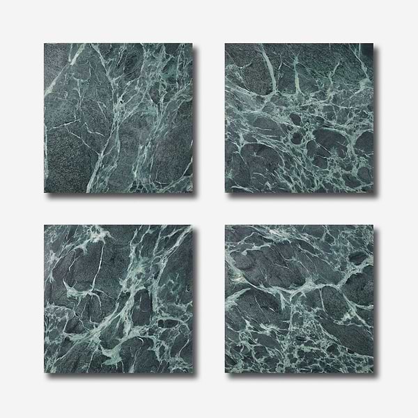 Verde Alpi 24x24 Honed Marble Tile