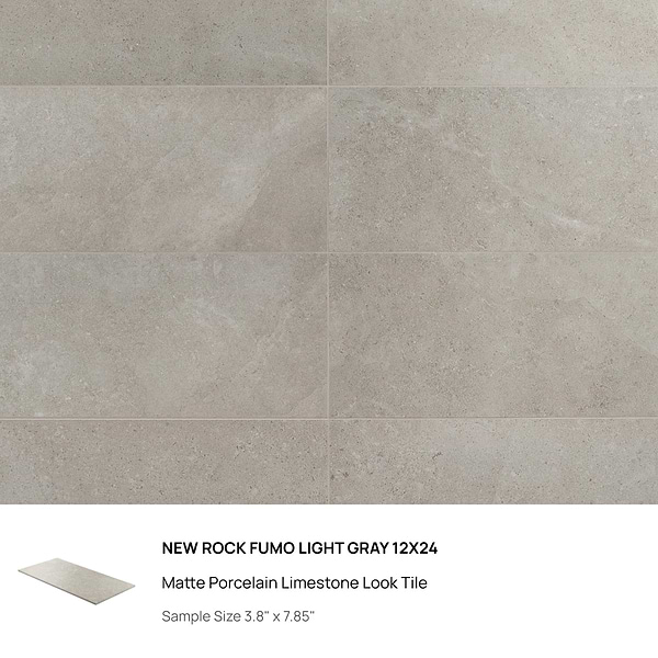 Top Selling Gray 12x24 Floor Porcelain Tiles Sample Bundle (5)