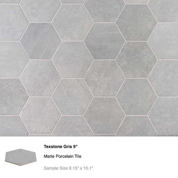 Top Selling Gray Floor Porcelain Tiles Sample Bundle (5)