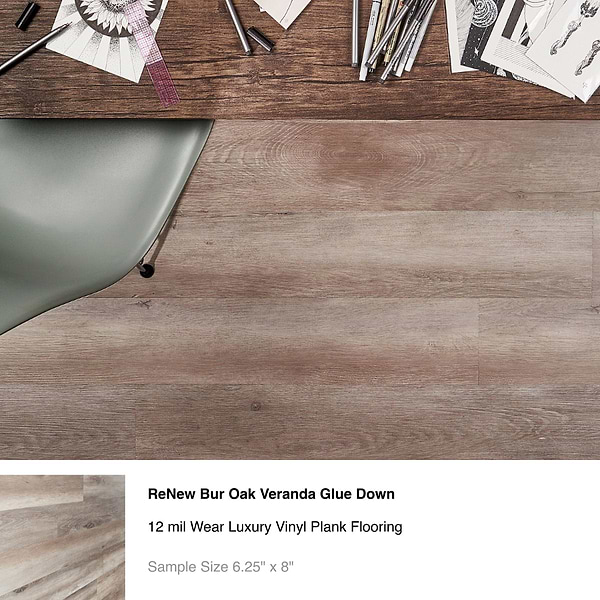 Top Selling Cool Beige Luxury Vinyl Flooring Tiles Sample Bundle (5)
