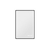 Mage Matte Black 24x36" Framed Rectangle LED Mirror