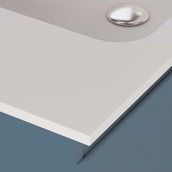 Prima Denim Blue 42" Single Vanity with Integrated Solid Surface Top