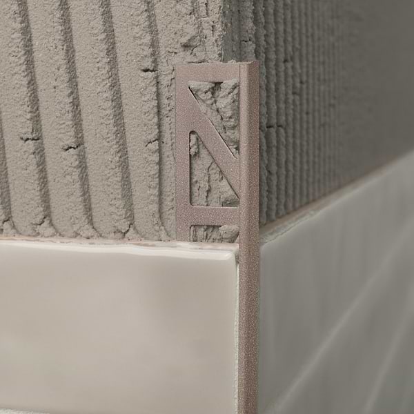Essential Trims by Blanke Powder-Coated Sand Tropez 3/8" (10mm) Edge Protector Trim