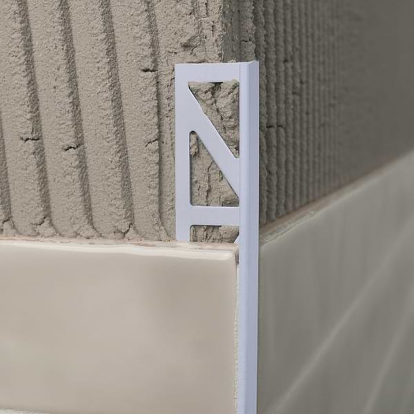 Essential Trims by Blanke Brushed Anodized Satin Silver 1/2" (12.5mm) Edge Protector Trim