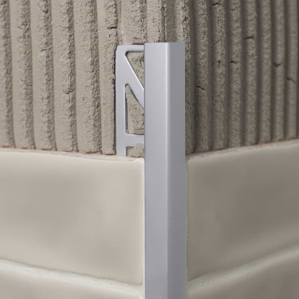Essential Trims by Blanke Brushed Anodized Satin Silver 7/16" (11mm) Cubeline
